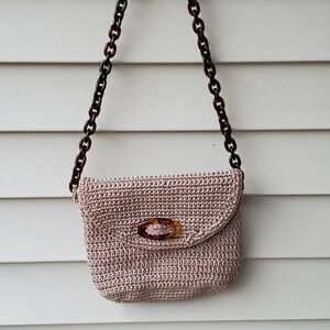 Crotchet shoulder bag 